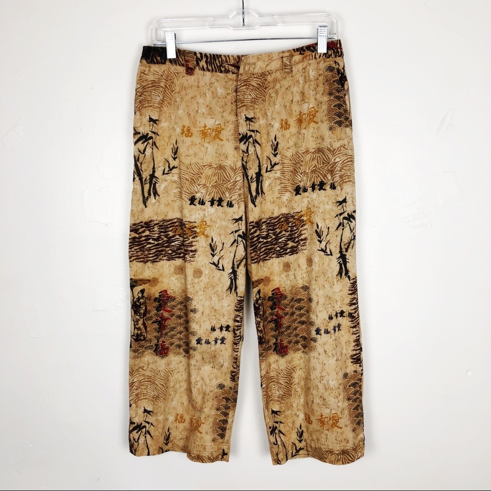 CLOSET CLOSING Chico’s Vintage Asian Design Capri